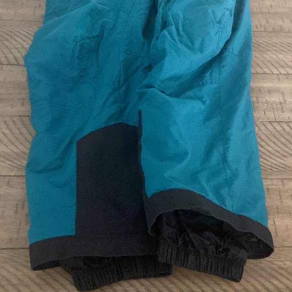 Ski Suit Vtg One Piece Snowsuit Snow Bib retro Inside Edge Girl/Boy Kid sz 10/12 - Picture 10 of 10